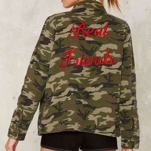 Real friends camouflage jacket